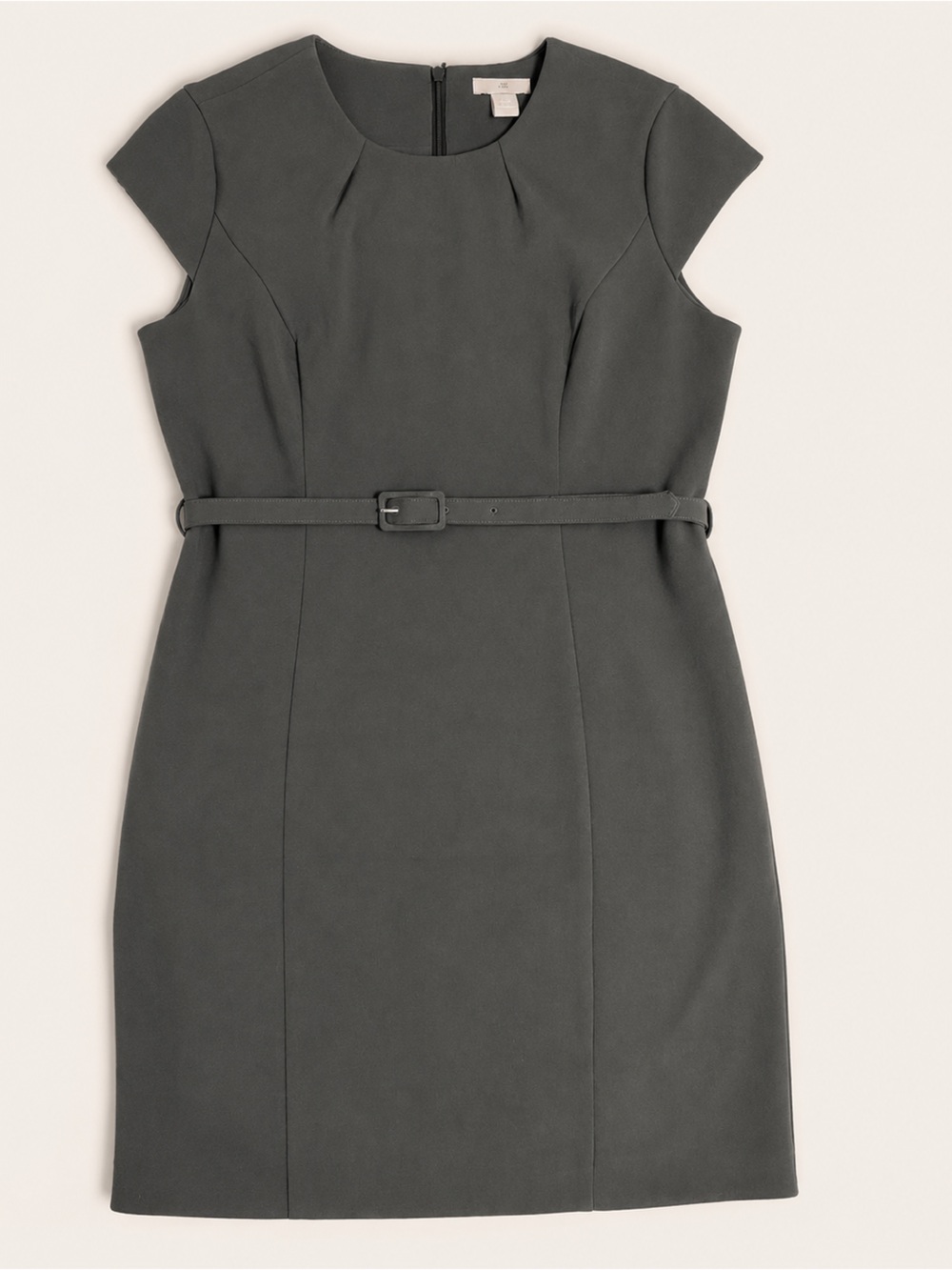 H&M Olive Belted Dress – Size L